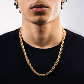 8MM ROPE CHAIN ''CORDELL'' - GOLD